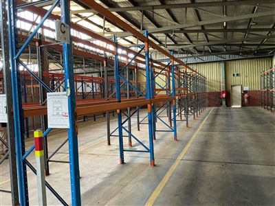 Pallet Racking, Dexion-3 Full Size l Bays and   6 Half Bays - Overall Length 21. 7 M Approx  3 Metre H Thumbnail