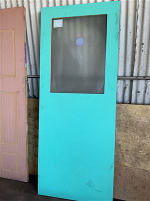 Toughened  Glazed  Door Damaged - See Photo - Shop Soiled - 2040  x820 mm Thumbnail