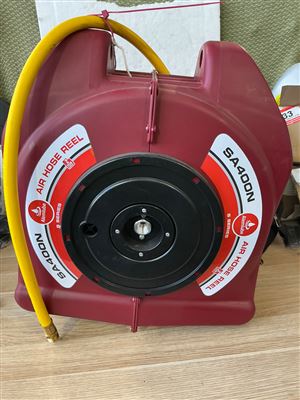 Alemlube Air Hose Reel with Hose -  No Brackets Thumbnail