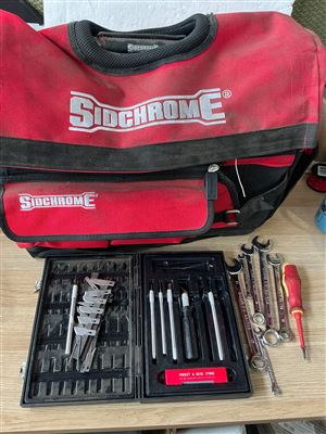 Sidchrome Carry Tool Bag with Craft Knife Set , Loose Spanners Thumbnail