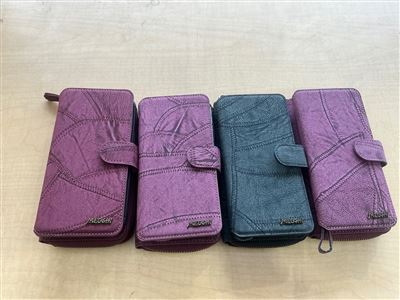 4 x Megshi Zip Wallet Phone Cases with Card Slots - Assoted Colours Thumbnail