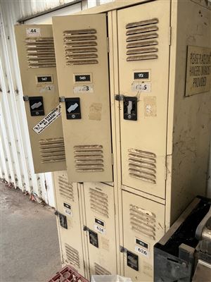 Steel 6 Door  Locker Personal Locker  ( Collect  From Wingfield) Thumbnail