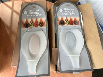 Silicone Kitchen Spoon Rests -Quantity of 24 Thumbnail