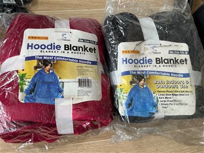 Hoodie Blankets - Quantity of 2 Thumbnail