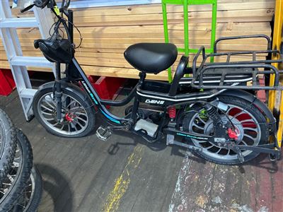 Electric Bike - Gen 5 - Lithium Bicycle Co. , Black - No Battery , Some Damage - Sold As Is Thumbnail
