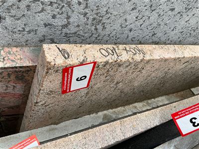 Granite Slab, Tmorne, 900 x 700 x 30mm approx. Thumbnail