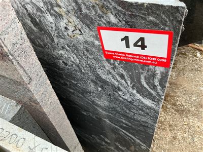 Granite Slab, Black/White, 1700 x 600 x 30mm approx. Thumbnail