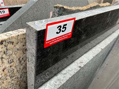 Granite Slab, Dark Green, 1950 x 900 x 30mm approx. Thumbnail