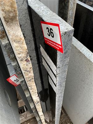 Granite Slab, Dark Green, 2200 x 800 x 30mm approx. Thumbnail