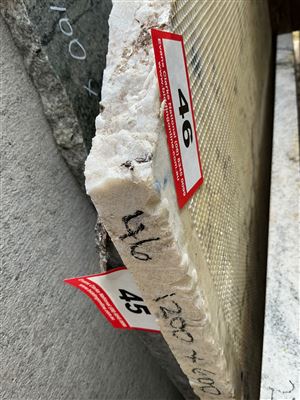 Granite Slab, White, 1200 x 600 x 30mm approx. Thumbnail
