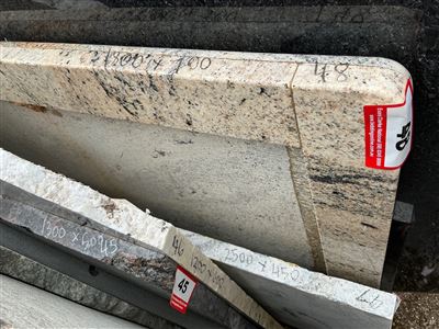 Granite Slab, Cream, 1800 x 700 x 20mm Approx. Thumbnail