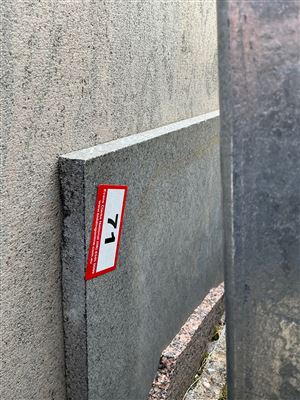 Granite Slab, Black, 1100 x 1100 x 20mm approx. Thumbnail