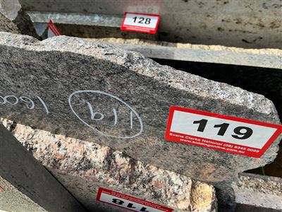 Granite Slab, Grey, 1600 x 500 x 20mm approx. Thumbnail