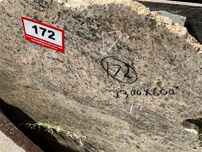 Granite Slab, Cream/Black, 2300 x 600 x 20mm approx. Thumbnail