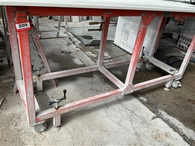 Abaco Mobile Work Table - 1900 x 580 x. 1000 mm H Thumbnail