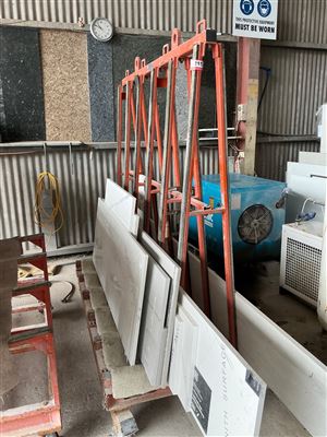 Abaco Steel Mobile A Frame  -1800 x 1100  x 2000mm H Thumbnail