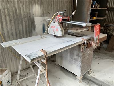 Stone Cutting Radial Arm Saw - 240 Volt Thumbnail