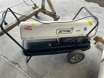 Jet Fire Factory Heater - dc 50 - Diesel / 240 Volt Thumbnail