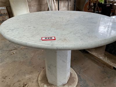 Marble Pedestal Table - 1050 x 760 mm Thumbnail