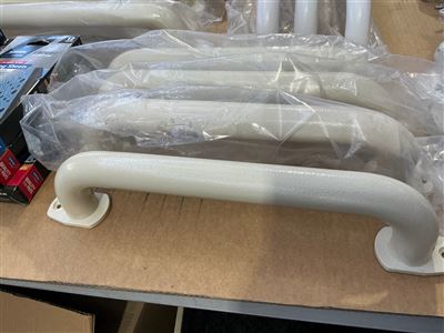 Alum.Grab Handrail -Cream -300 mm - Quantity of 4 Thumbnail