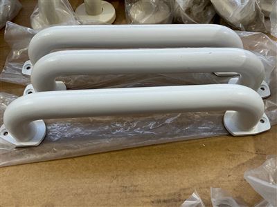 Alum.Grab Handrail -White  -300 mm - Quantity of 3 Thumbnail