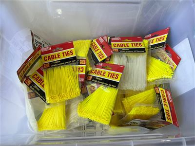 Cable Ties -200 Pack - Quantity of  60 Thumbnail