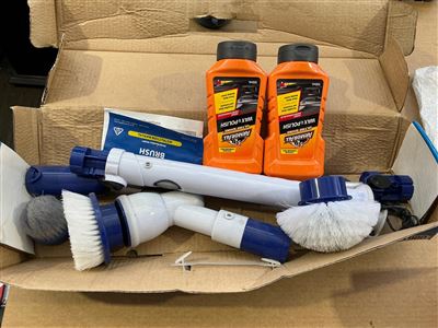 Cleaning Brush Cordless Tornado - and 2 Bottles Armorall Wax& Polish Thumbnail