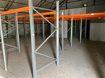 Dexion Pallet Racking- 90 C -Comprising of 11 Bays In Total -@ 2. 4 Metre High x 1330 mm Deep (2 Beams Each Bay ) Note Extra Deep Than Standard Pallet Racking @ 1330 mm Deep ) ( Comprises 2 x 4 Bays , 1 x 2 Bay and Single Bay ) Thumbnail