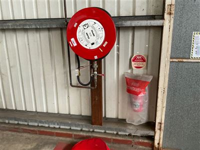 Fire Hose Reel Quantity of 7 Fire Extinguishers Thumbnail