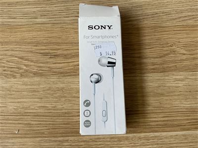 Sony Smart Phone Earphones, Appears New, Audio Jack Thumbnail