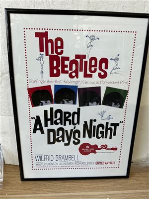 The Beatles “ A Hard Days Night Movie Poster Print - 300 x 450 mm Thumbnail