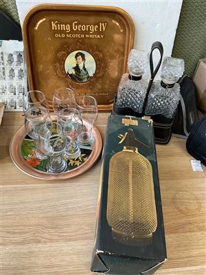 Decanters , Soda Syphon , Beer Glasses and Trays Thumbnail