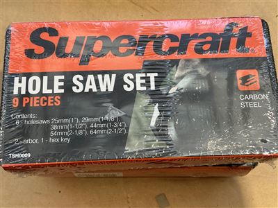 Supacraft Hole Saw Kit -9 PCE. Sold Per Each Set Thumbnail