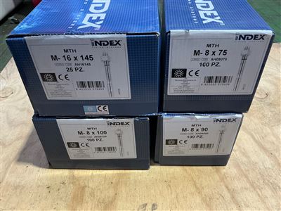 Anchor Lock  Bolts  - 4 Packets - M 8x75 / 8x 90 / 8 x 100 & 16 x145 mm Thumbnail