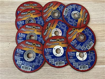 Cut Off Wheels - -100  mm - Quantity of 10 (Steel) Thumbnail