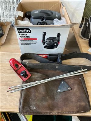Ozito Electric Buffer Polisher , Nail Bag , No 12 Smoothing Plane + Concrete Bit Thumbnail