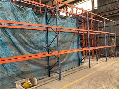 Pallet  Rack -2 Bays -11 Metre Long Approx x  820  mm D x 3600 mm High Thumbnail