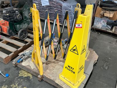 Wet Floor Signs and Expending Barrier Thumbnail
